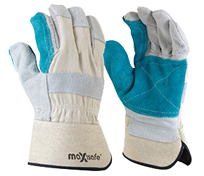 MAXISAFE GLOVES POLISHERS HD GREEN LEATHER XL CARDED 